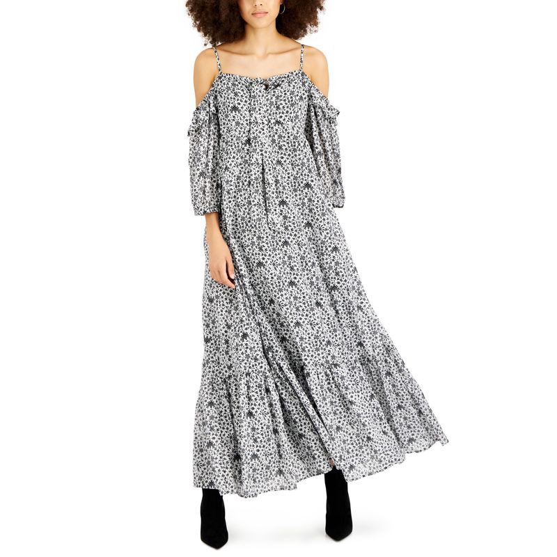 Inc International Concepts Cold Shoulder Maxi Dress